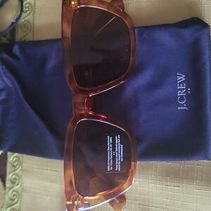 J CREW Tortoise Frame Brown Cat Eye UV Lenses